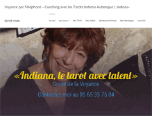 Tablet Screenshot of indiana-tarot.com